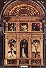 Vincenzo Irolli Paintings - Polyptych of S. Vincenzo Ferreri by Giovanni Bellini